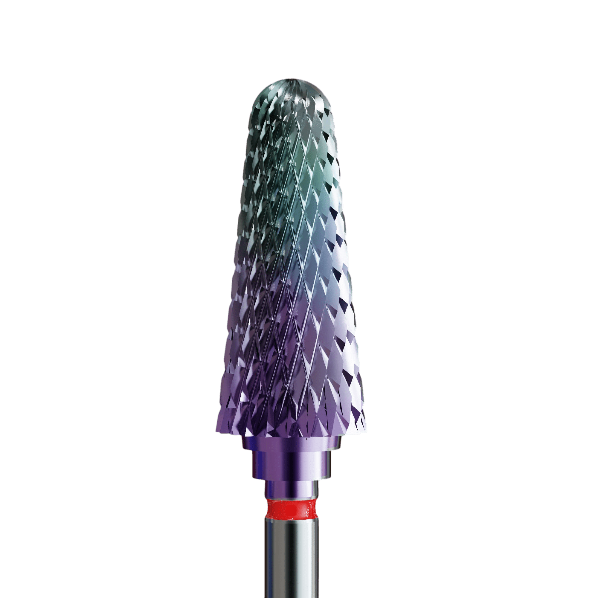 Sintered carbide bit for hybrid with Kameleon coating - fine cone - iqnails