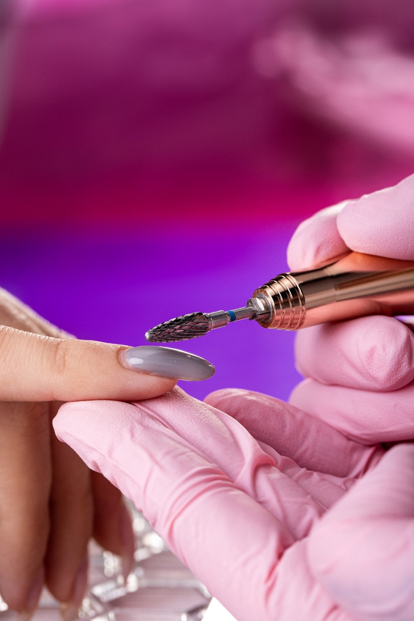 Sintered carbide bit for hybrid polish, gel and acrylic - standard cone - iqnails
