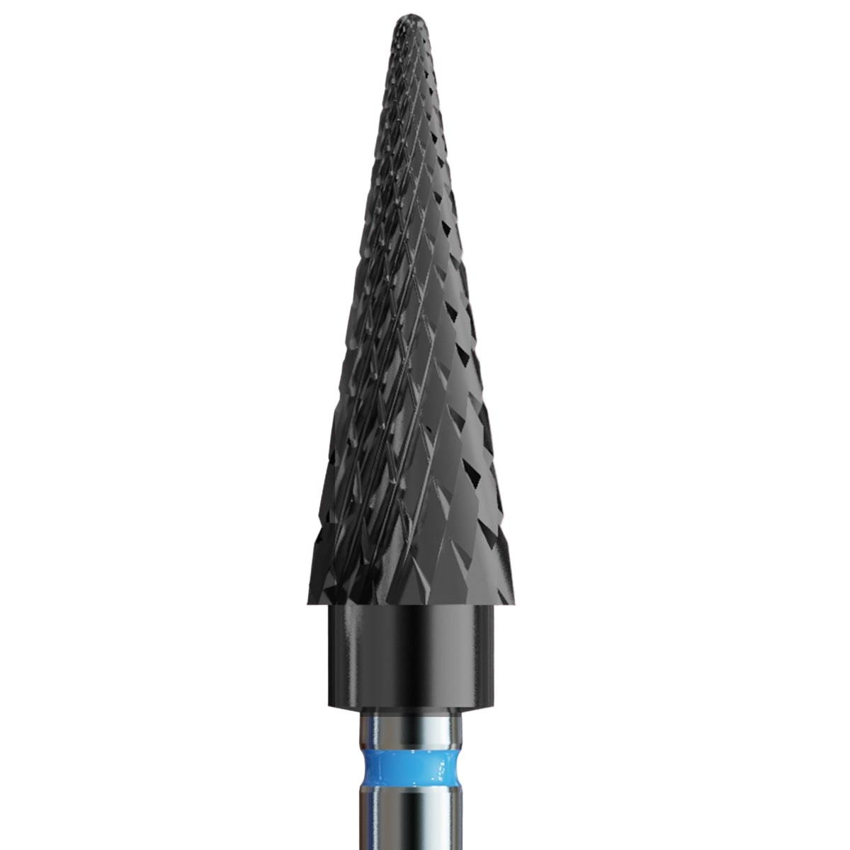 Sintered carbide bit for hybrid, gel and acrylic with black coating - standard Christmas tree - iqnails