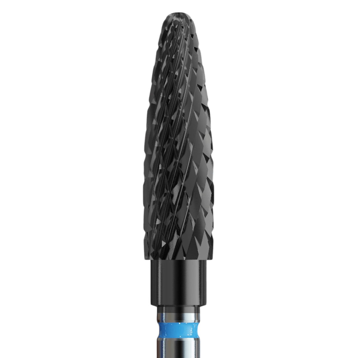 Sintered carbide bit for hybrid polish, gel and acrylic with black coating - standard cone - iqnails
