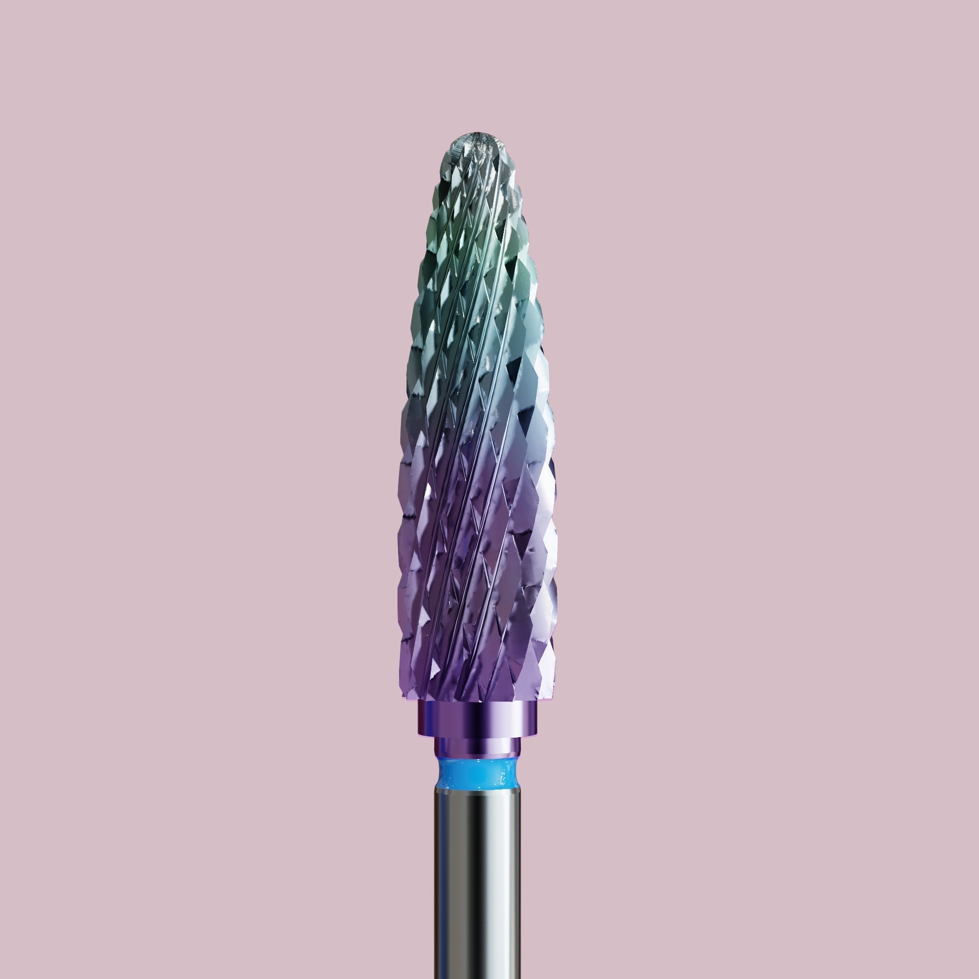 Sintered carbide bit for hybrid polish, gel and acrylic with Kameleon coating - standard cone - iqnails