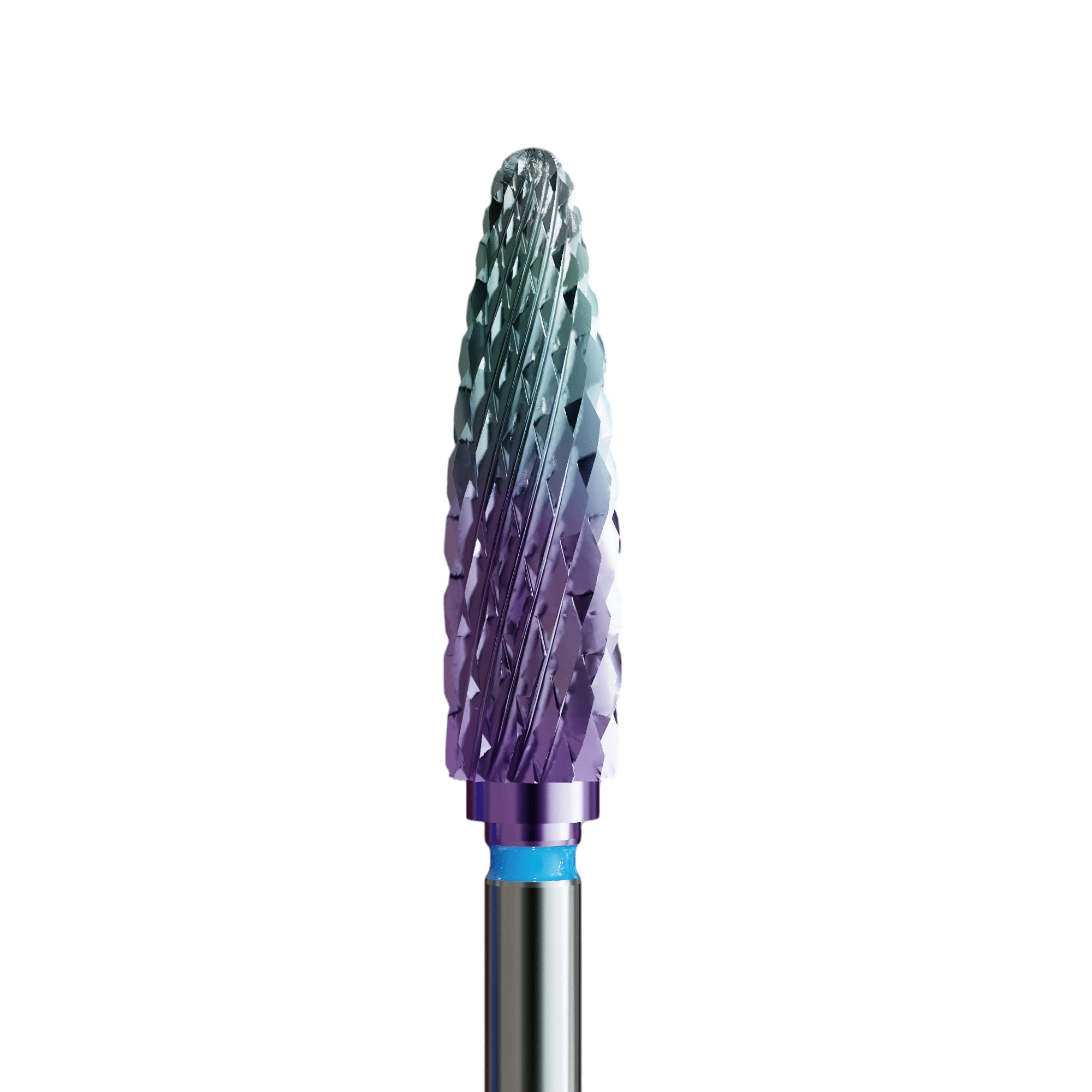 Sintered carbide bit for hybrid polish, gel and acrylic with Kameleon coating - standard cone - iqnails