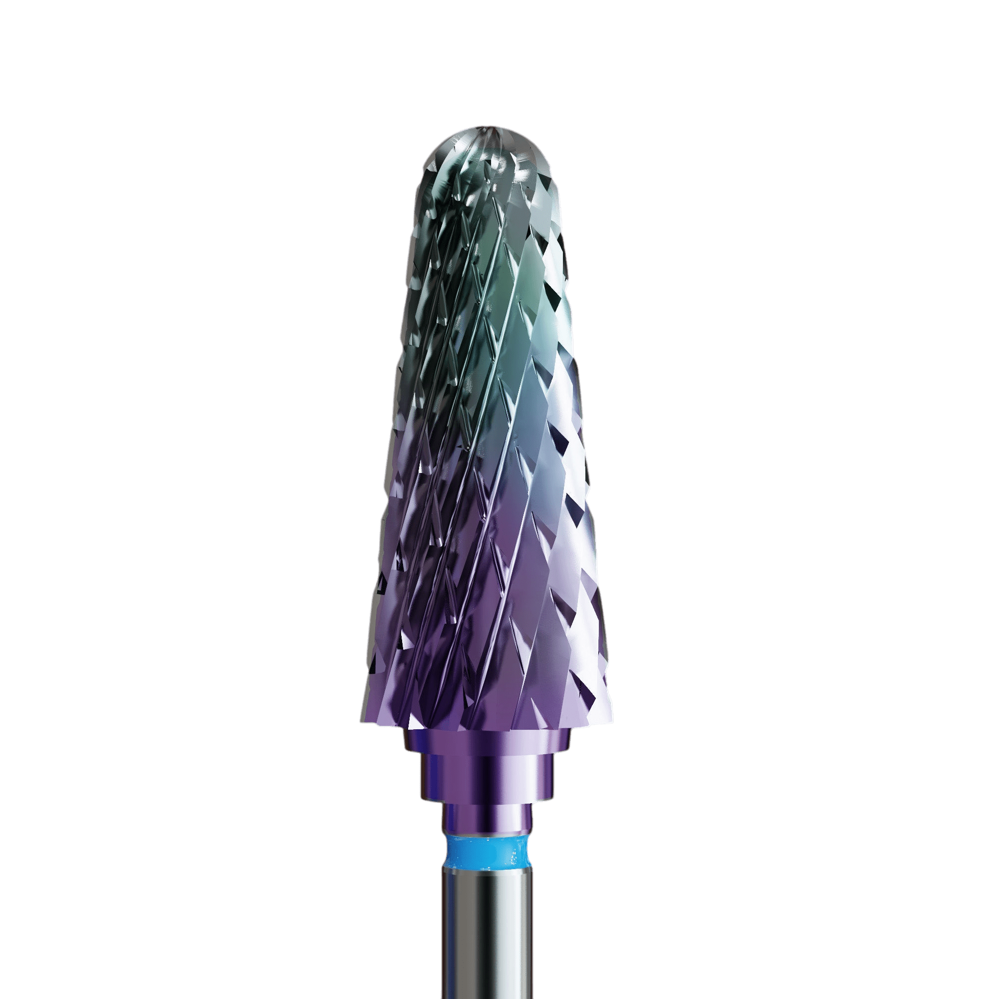 Sintered carbide bit for hybrid polish, gel and acrylic with Kameleon coating - standard cone - iqnails