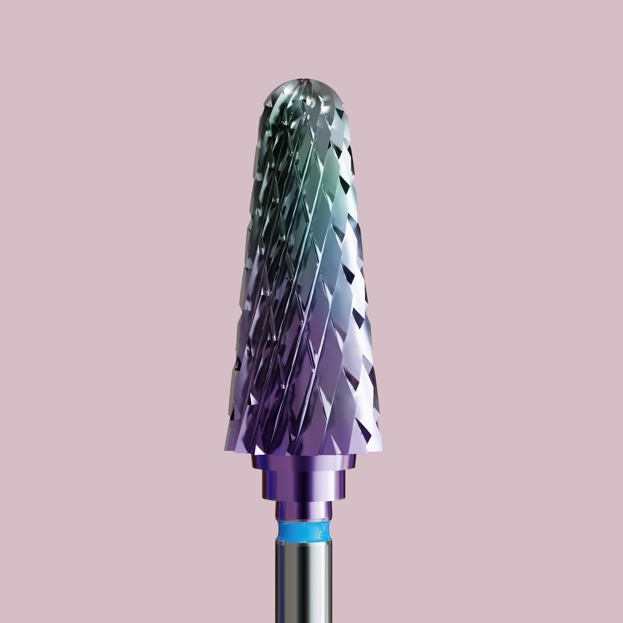 Sintered carbide bit for hybrid polish, gel and acrylic with Kameleon coating - standard cone - iqnails