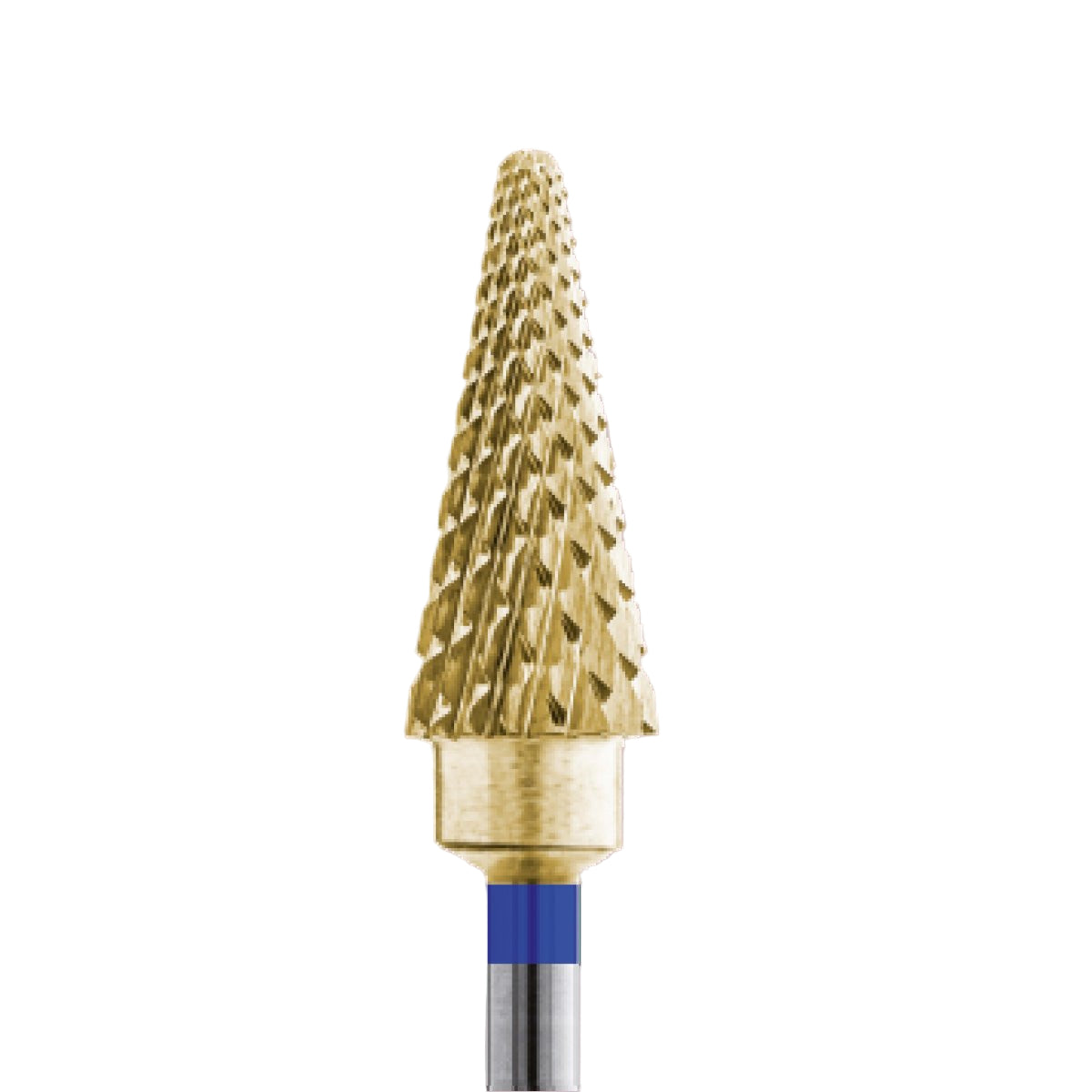 Carbide bit for hybrid polish, gel and acrylic with gold coating - standard Choinka - iqnails