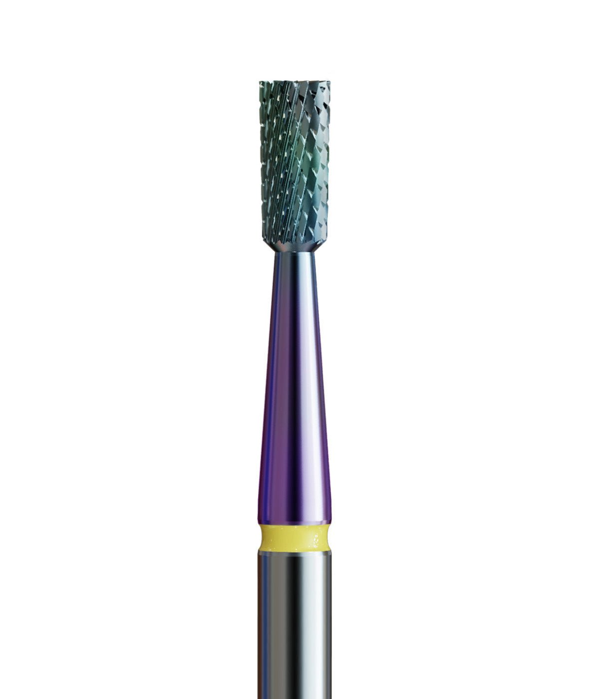 Sintered carbide bit for cuticles with kameleon coating - extra gentle inverted cone - iqnails