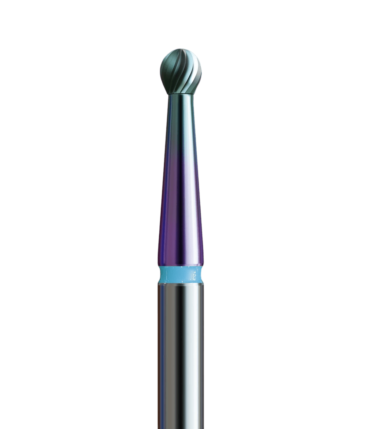 Sintered carbide bit for cuticles with kameleon coating - standard ball - iqnails