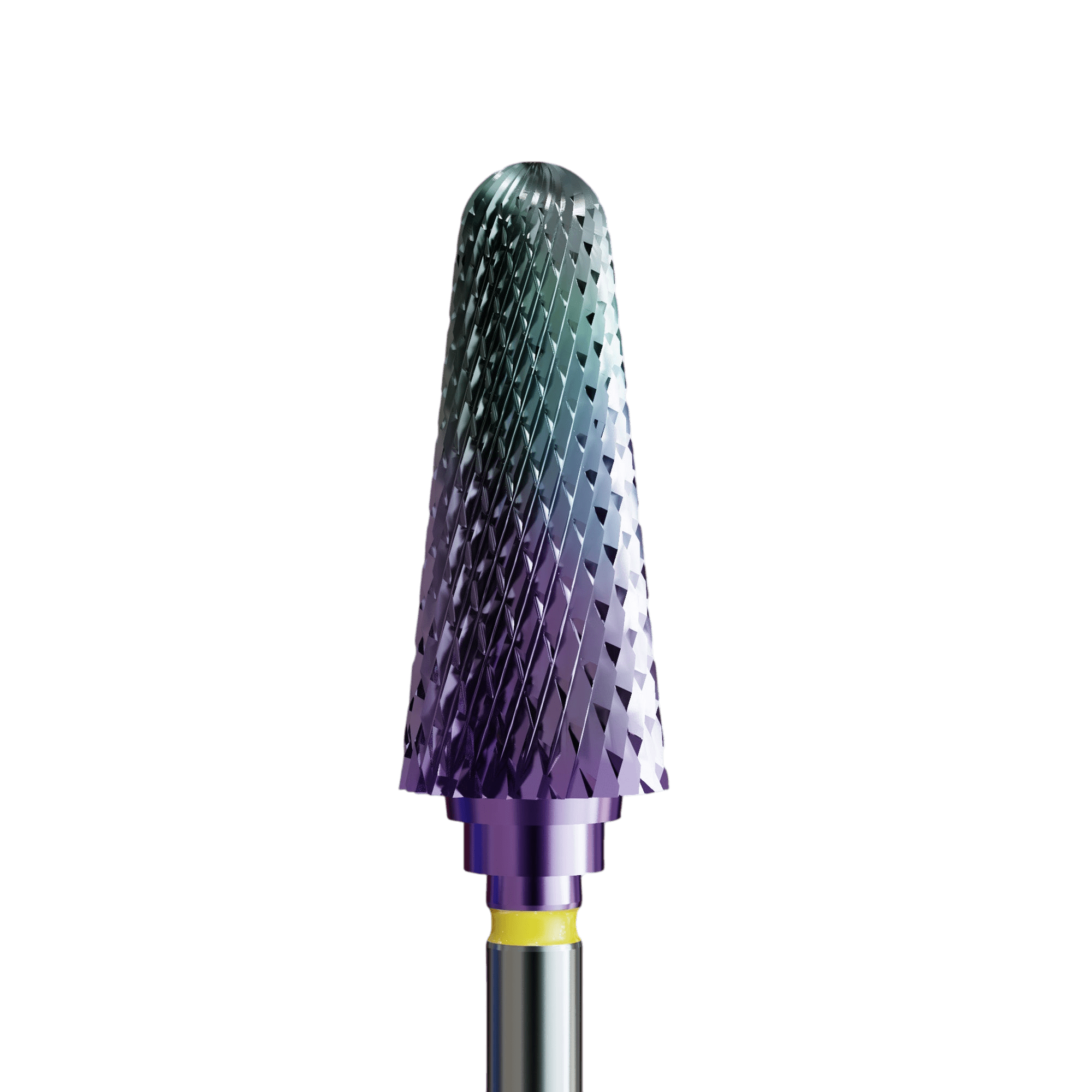 Carbide bit for hybrid polish removal with Kameleon coating - extra gentle cone - iqnails