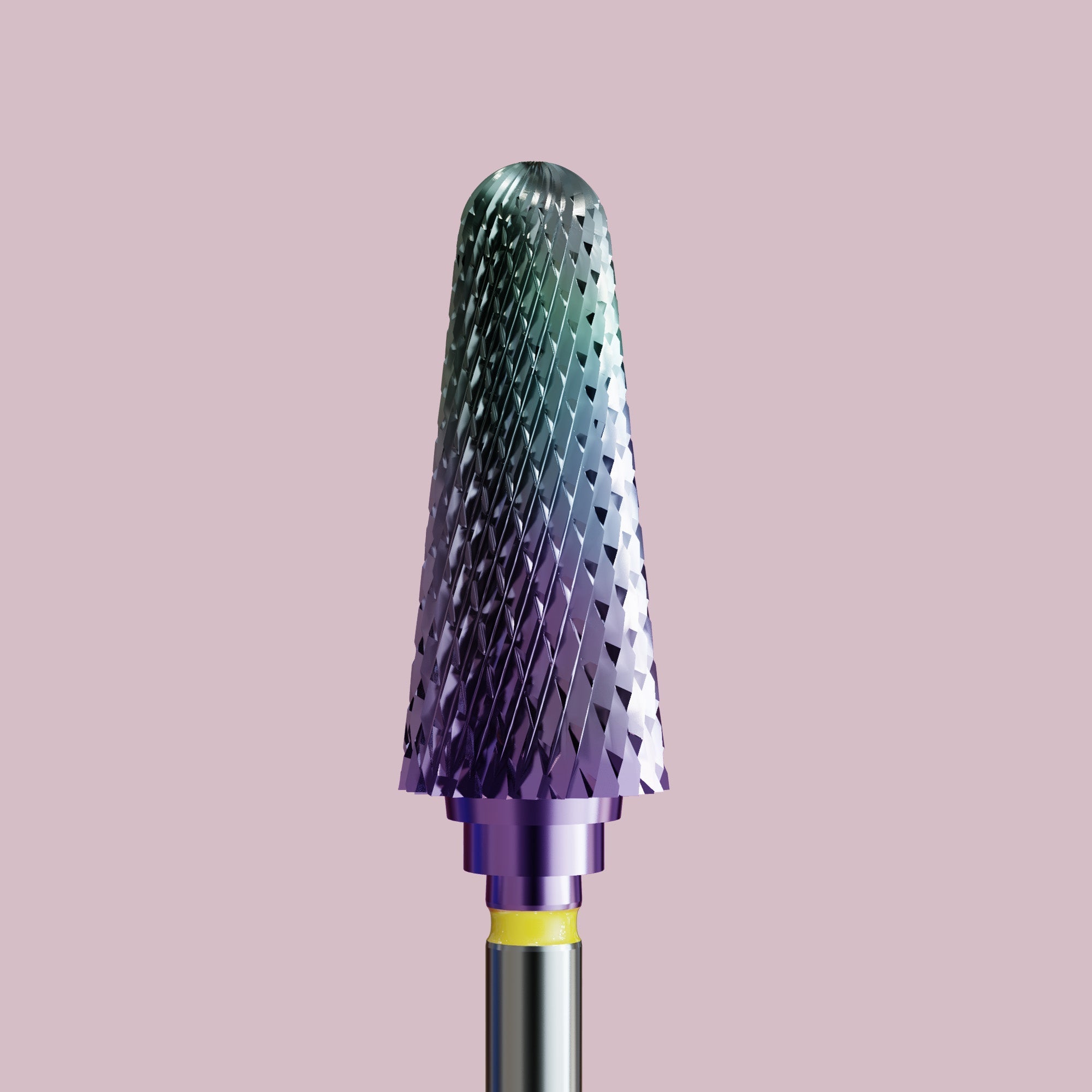 Carbide bit for hybrid polish removal with Kameleon coating - extra gentle cone - iqnails