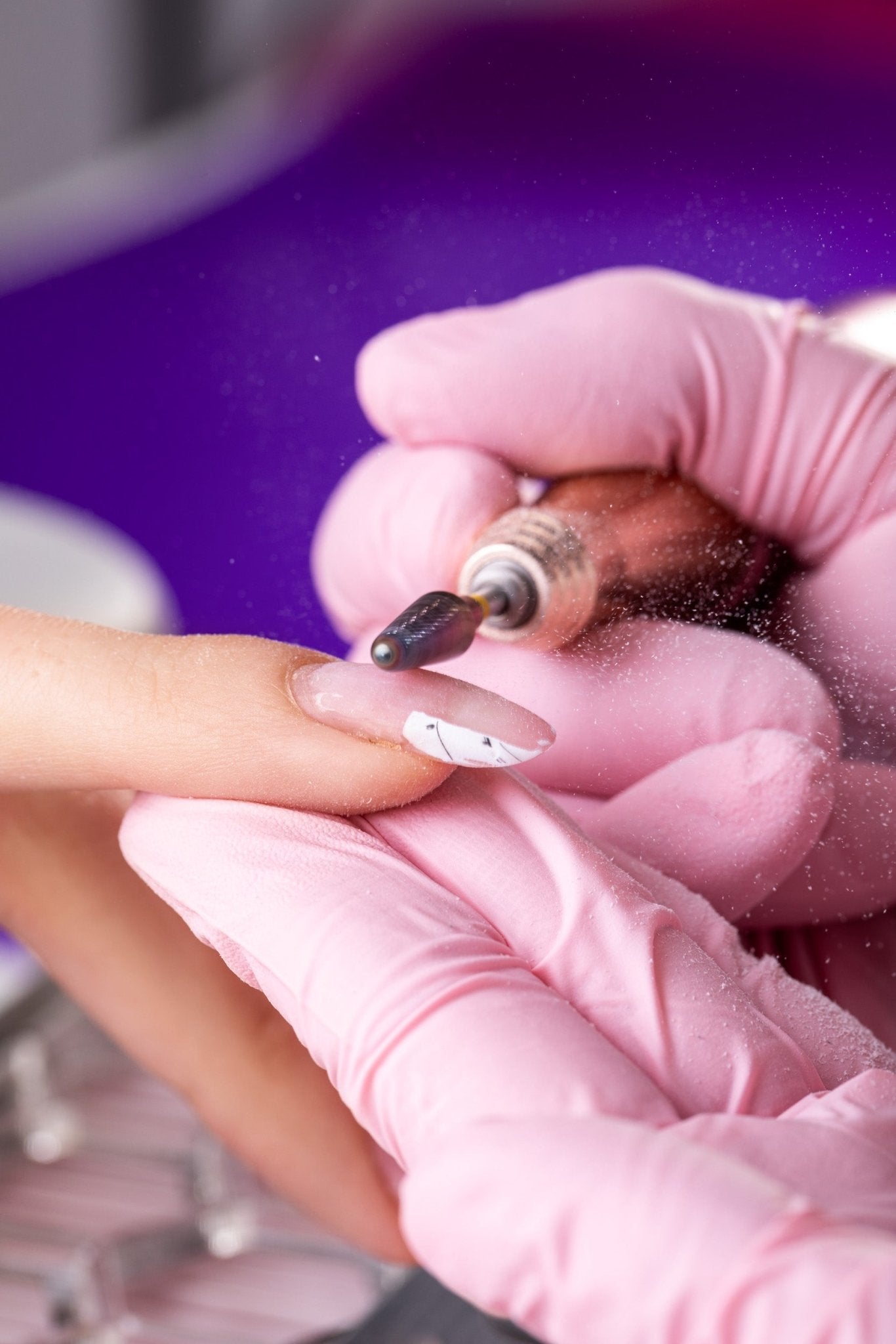 Carbide bit for hybrid polish removal with Kameleon coating - extra gentle cone - iqnails