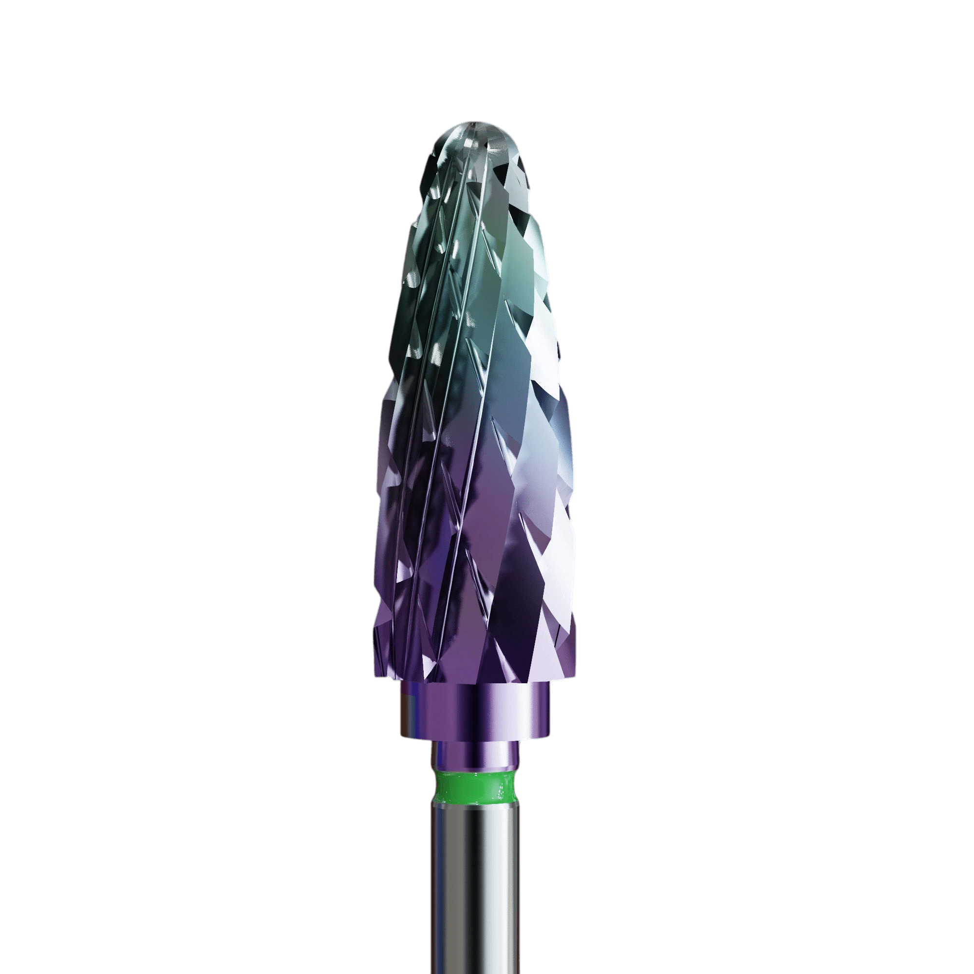 Sintered carbide bit for gel and acrylic with Kameleon coating - collecting bullet - iqnails