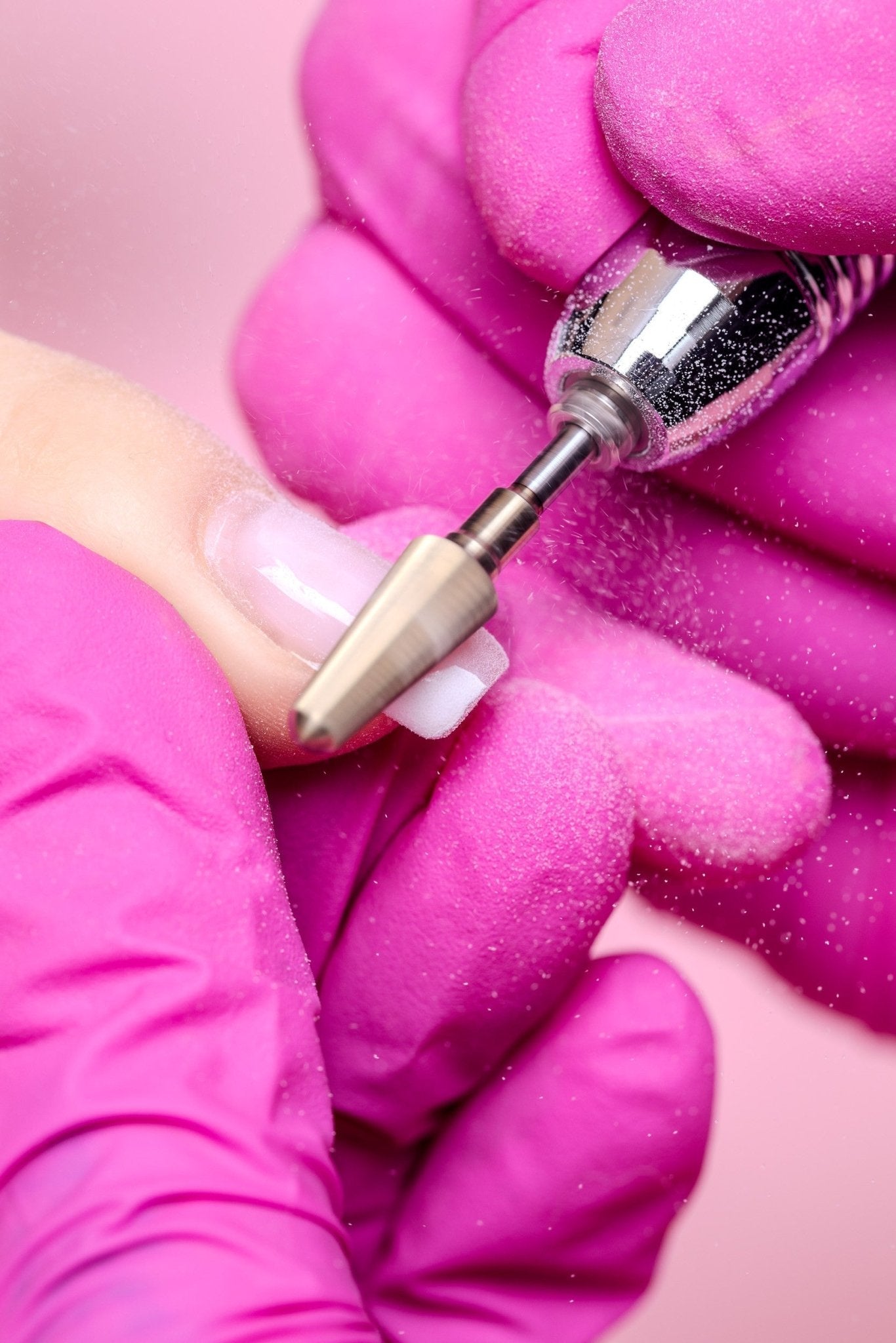 Carbide Safe End bit for hybrid polish and gel with gold coating - fine cone - iqnails