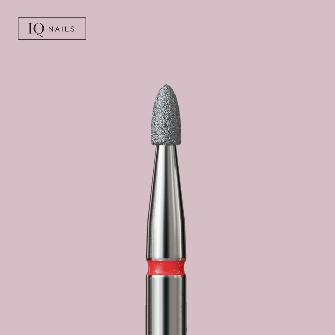 Diamond Bits for Cuticles - Delicate Flame. Various Sizes - iqnails