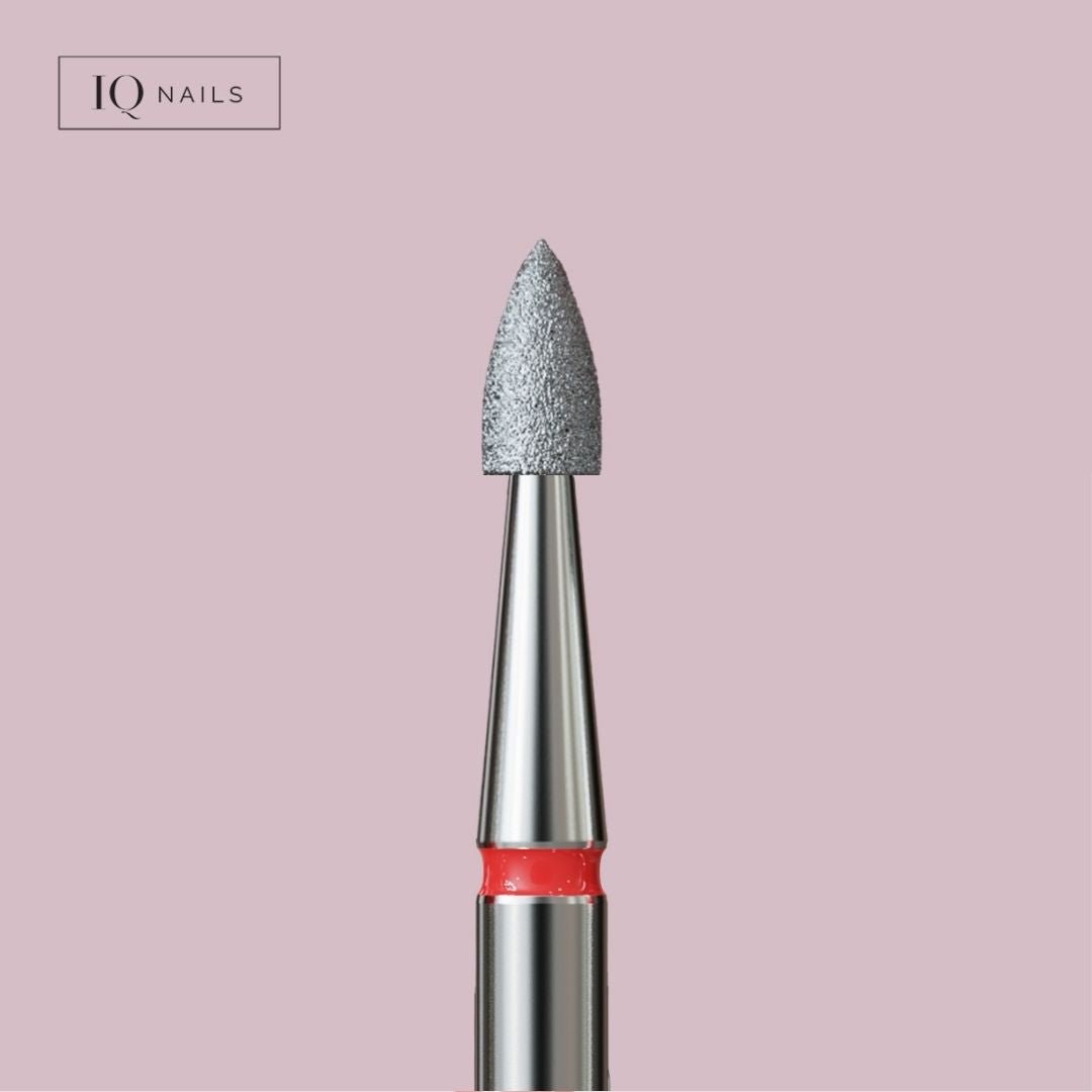 Diamond bits for cuticles and nails - delicate flame. Various sizes - iqnails