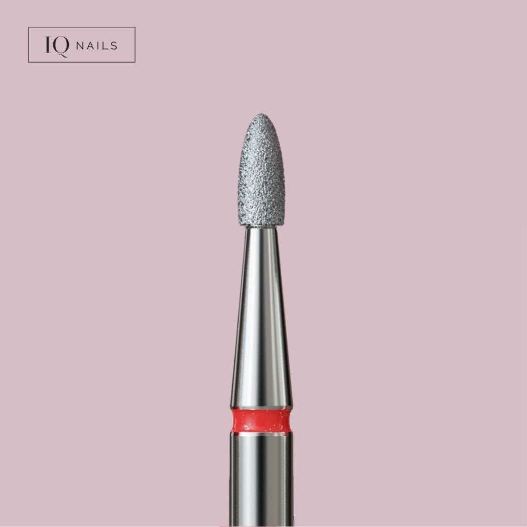 Diamond bits for cuticles and nails - delicate flame. Various sizes - iqnails