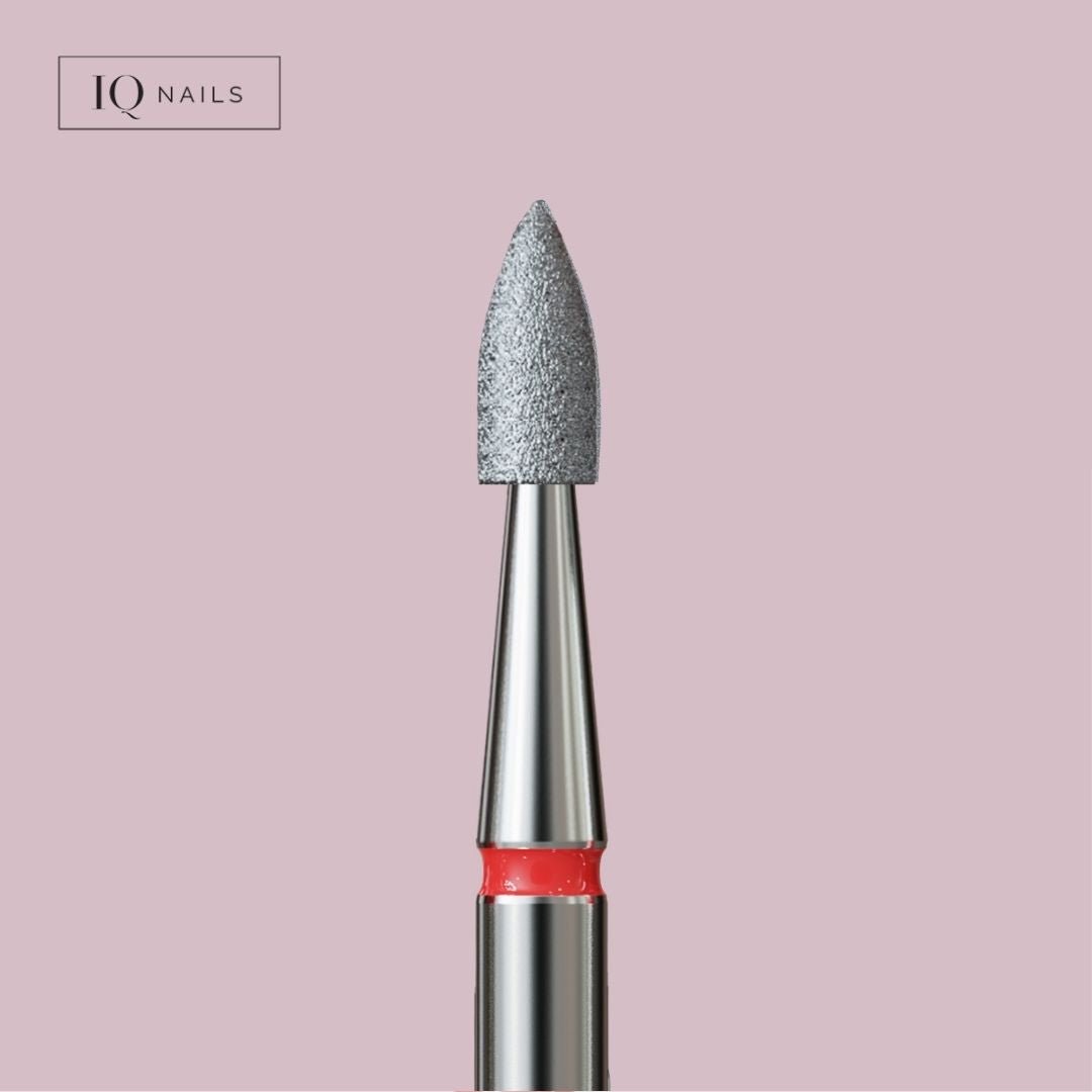 Diamond bits for cuticles and nails - delicate flame. Various sizes - iqnails