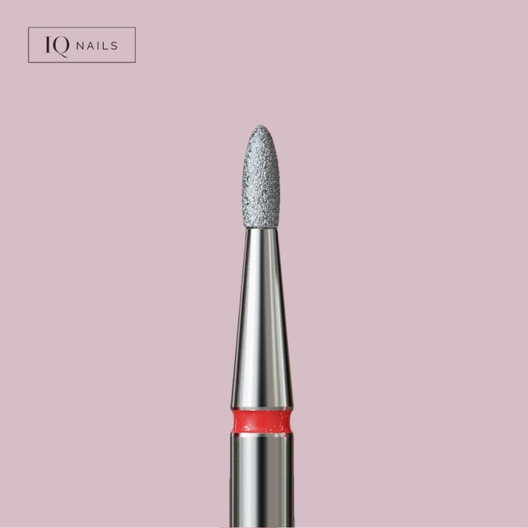 Diamond bits for cuticles and nails - delicate flame. Various sizes - iqnails
