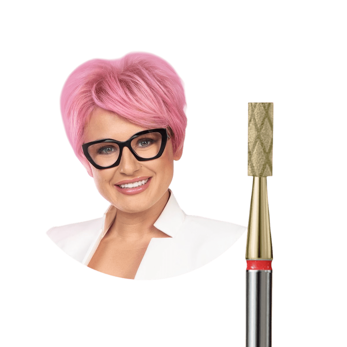 Innovative Like Mandrel MINI bit by Paulina Pastuszak - gentle cylinder - iqnails