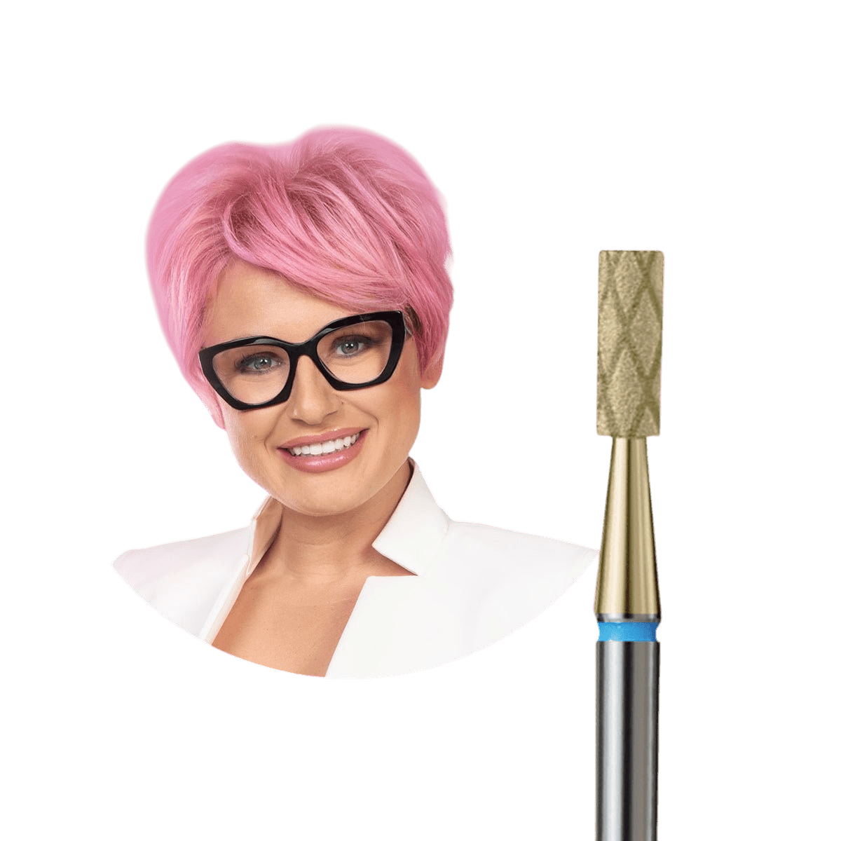 Innovative Like Mandrel MINI bit by Paulina Pastuszak - faster-collecting cylinder - iqnails
