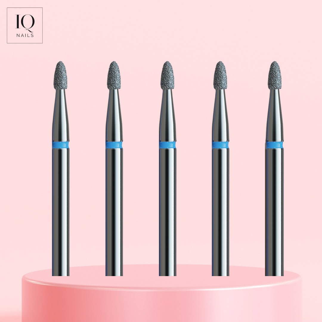 Pack of 5 Standard Cuticle Bits - Short Flame (IQN Pakiet 14) - iqnails