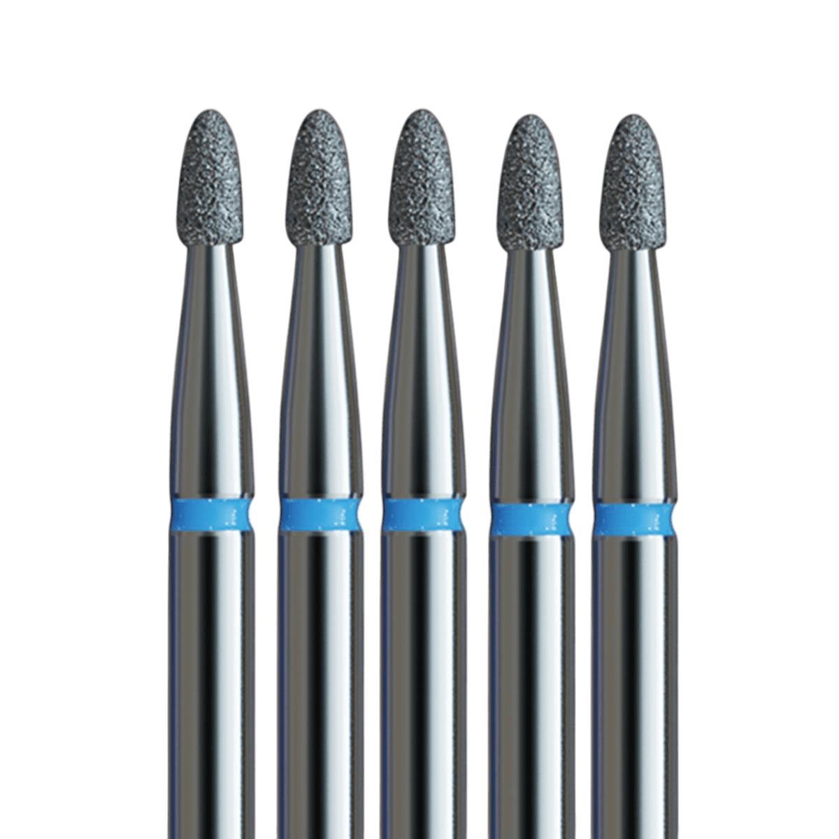 Pack of 5 Standard Cuticle Bits - Short Flame (IQN Pakiet 14) - iqnails