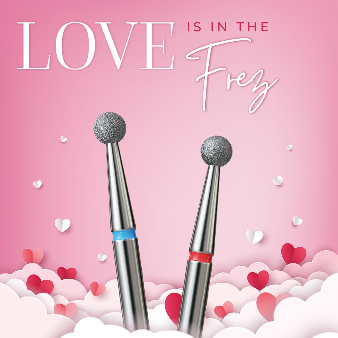 Duet Pack - 2 Cuticle Bits: Fine and Standard Ball (IQN Pakiet 43) - iqnails