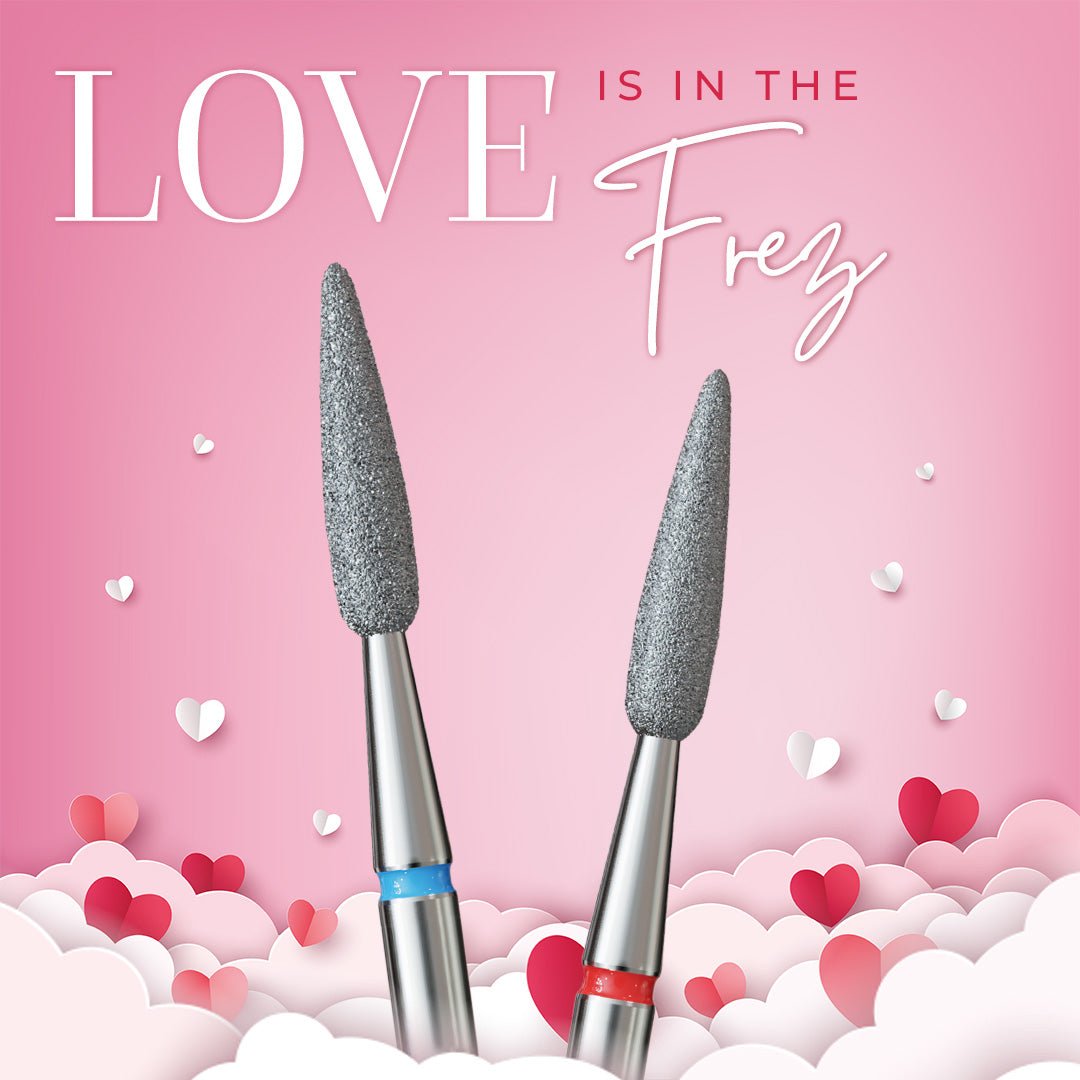 Duet Pack - 2 Cuticle Bits: Fine and Standard Flame (IQN Pakiet 41) - iqnails