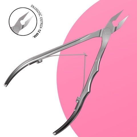 Professional ingrown nail nippers PREMIUM 9 (12 mm) - iqnails